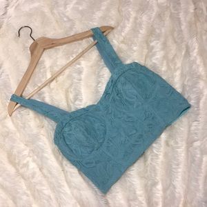 Aqua Crop Top